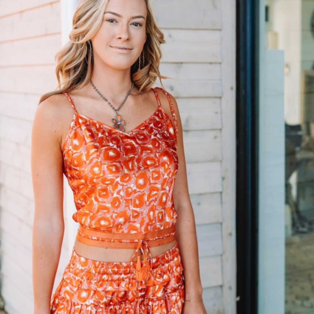 Shug Silk Tank Top Size Small